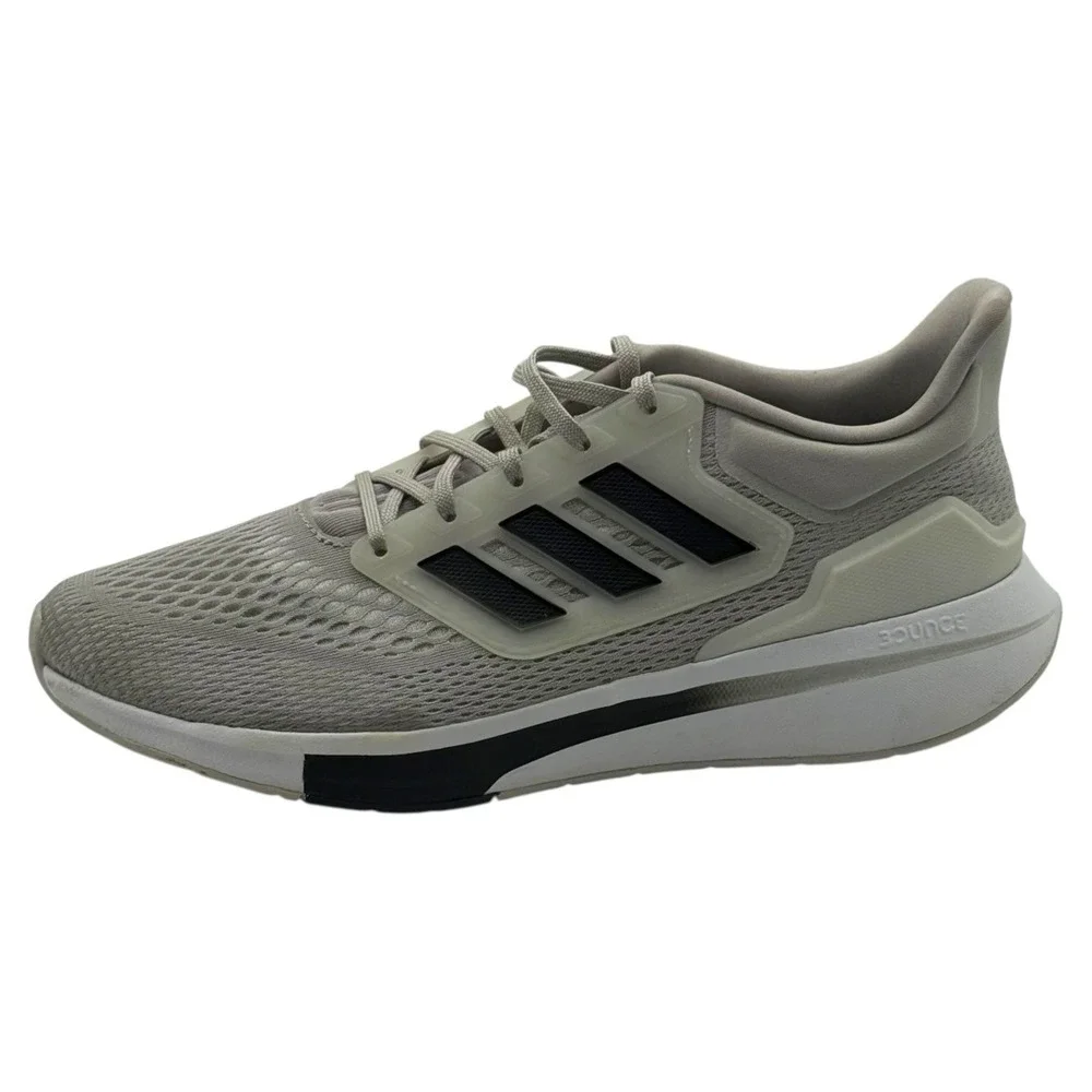 Adidas EQ21 Run Men's Size 11 H68075 Metal Grey Bounce Running Shoes Gym Sneaker